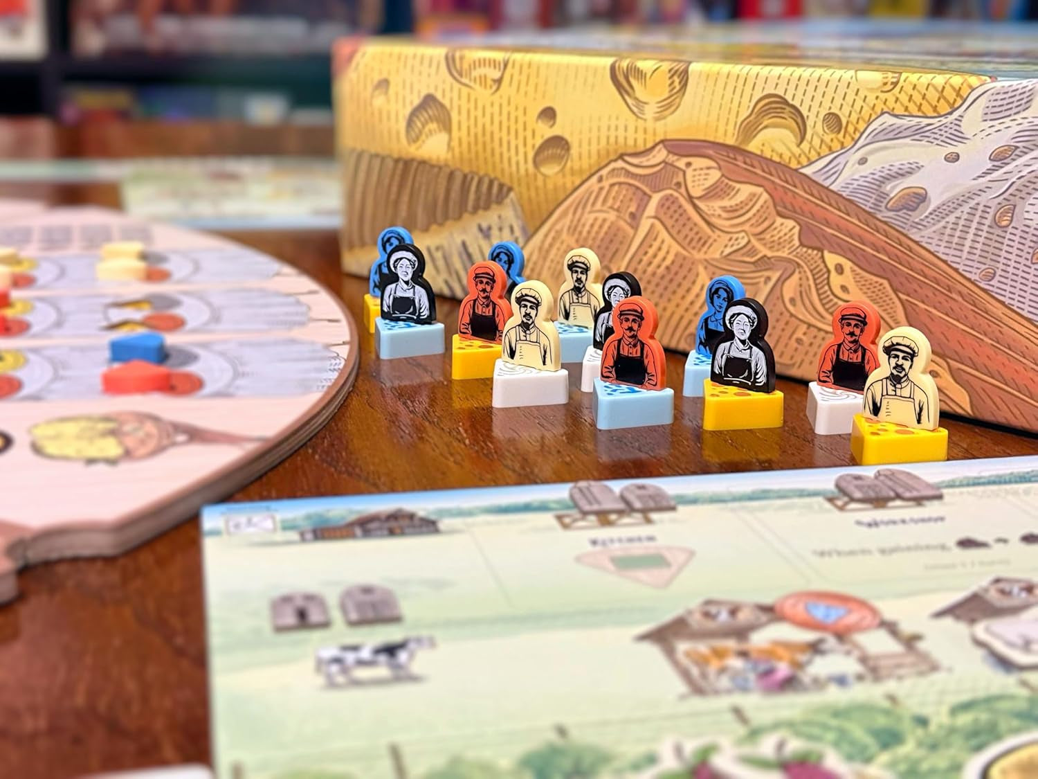 Asmodee - Brânză – Drumul spre Infamie – Joc de societate strategic – Plasarea muncitorilor – Maestru Brânză – Vârste 14+ – 1 până la 4 jucători – 40 de minute – Versiune franceză