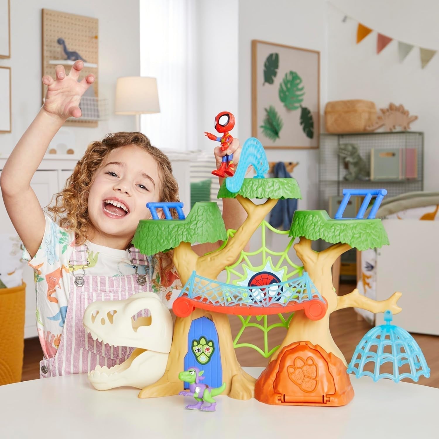 Marvel Spidey And His Super Friends Dino Treehouse Superhero Playset Action figures Naty Shop