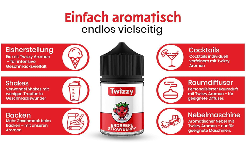 Twizzy Aroma Concentrata Capsuni, 60 ml Arome Naty Shop