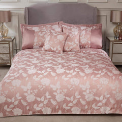 Plapumă Butterfly Meadow pentru pat super king-size, 100% poliester, albastru marin Plapumi si pilote Naty Shop Blush roz Super King