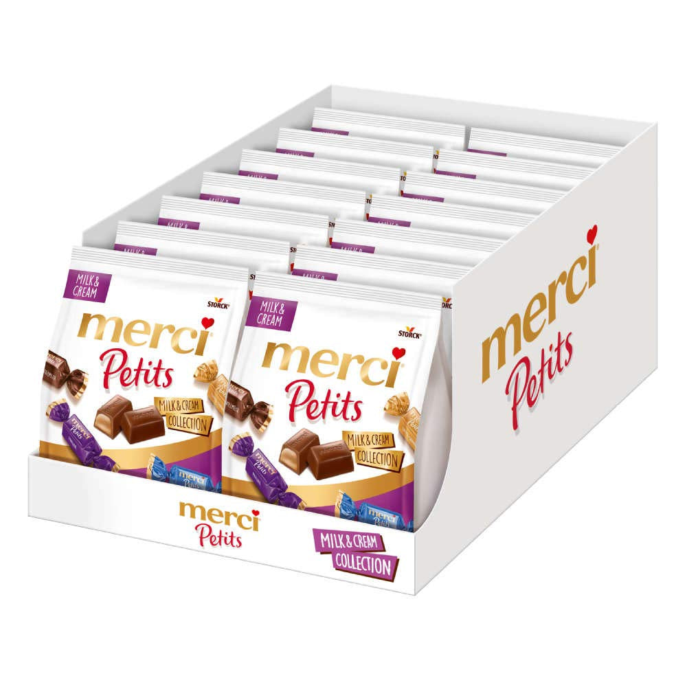 Colecția Milk&Cream (1 x 125g) / Ciocolate fine în 4 sortimente