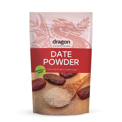 Pudră de curmale 100% organică, vegană și fără gluten, natural dulce, 6 x 250 grame Produse deshidratate Naty Shop