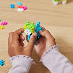 Plus-Plus 3962 Geniales Konstruktionsspielzeug, Learn to Build Haustiere, Kreativ-Bausteine für Kinder, 275 Teile