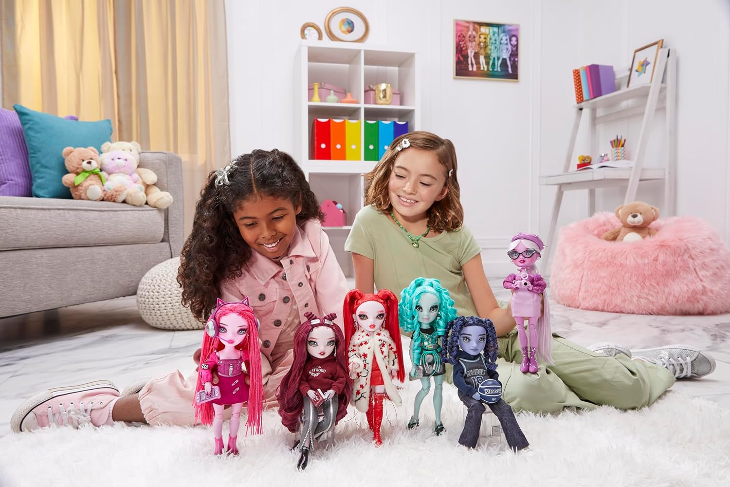 Rainbow High Shadow High Serie 3 - Berrie Skies - Grüne Modepuppe - Modisches Outfit und mehr als 10 Bunte Spielaccessoires - Ideal für Kinder von 4-12 Jahren und Sammler
