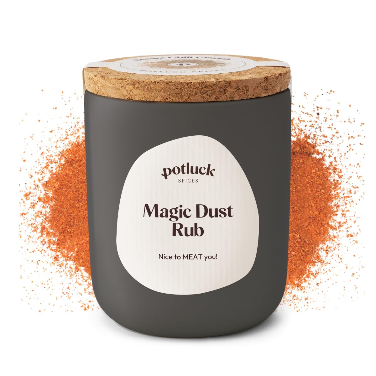 Potluck | Burger Spice | Würzmischung im Keramiktopf | 100g | Vegan, glutenfrei und mit natürlichen Inhaltsstoffen