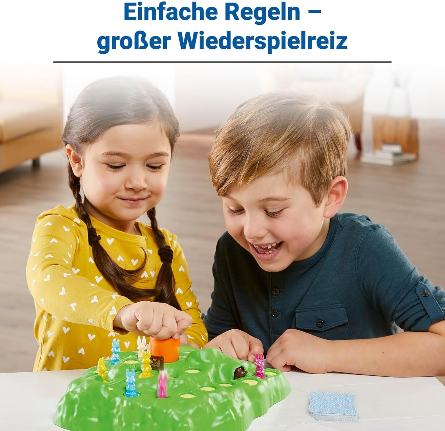 Jocuri pentru copii Ravensburger 22343 - Lotti Karotti - Joc de curse pentru 2 până la 4 jucători, joc pentru copii de la 4 ani - Cadouri de ziua de naștere