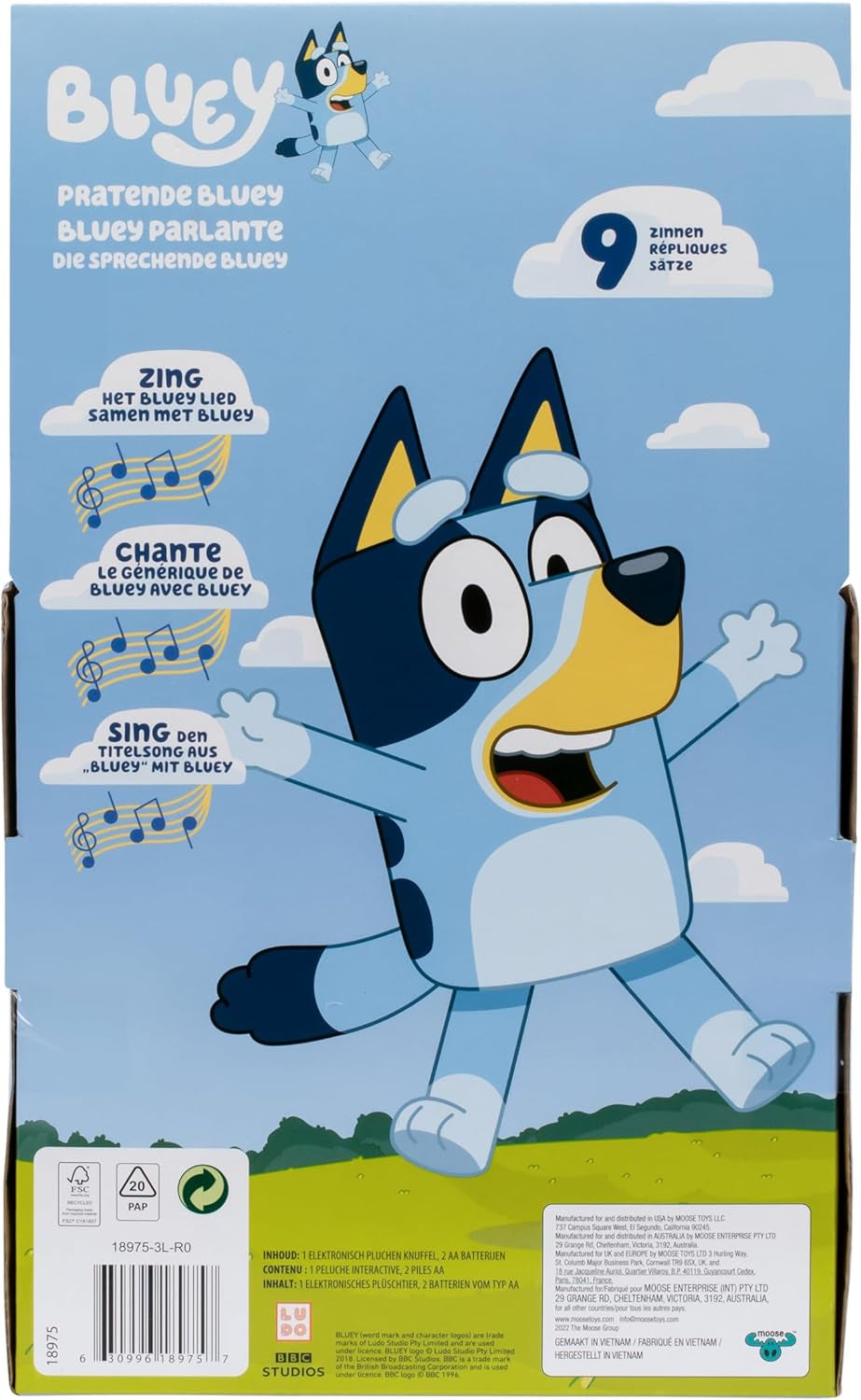 BLUEY Sprechender Plüsch