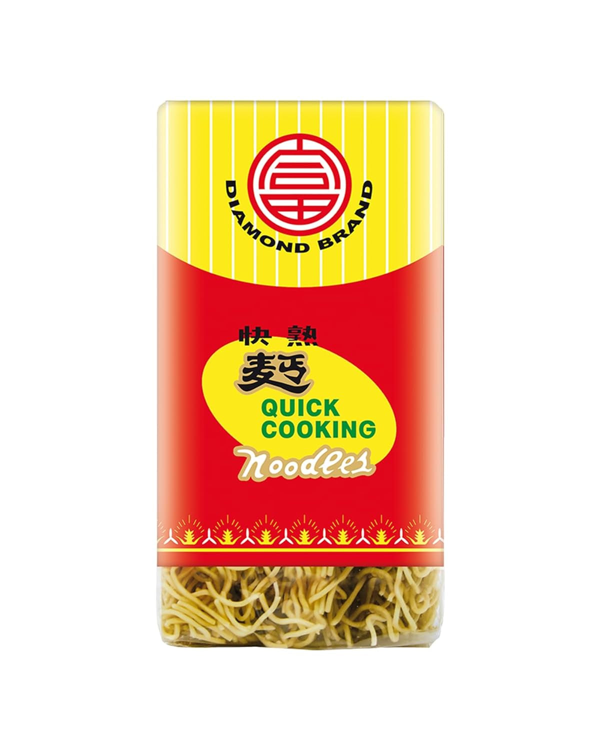 Tăiței DIAMOND cu gătire rapidă fără ou, tăiței rapizi din făină de grâu pentru wok și garnituri - 1 x 500 g