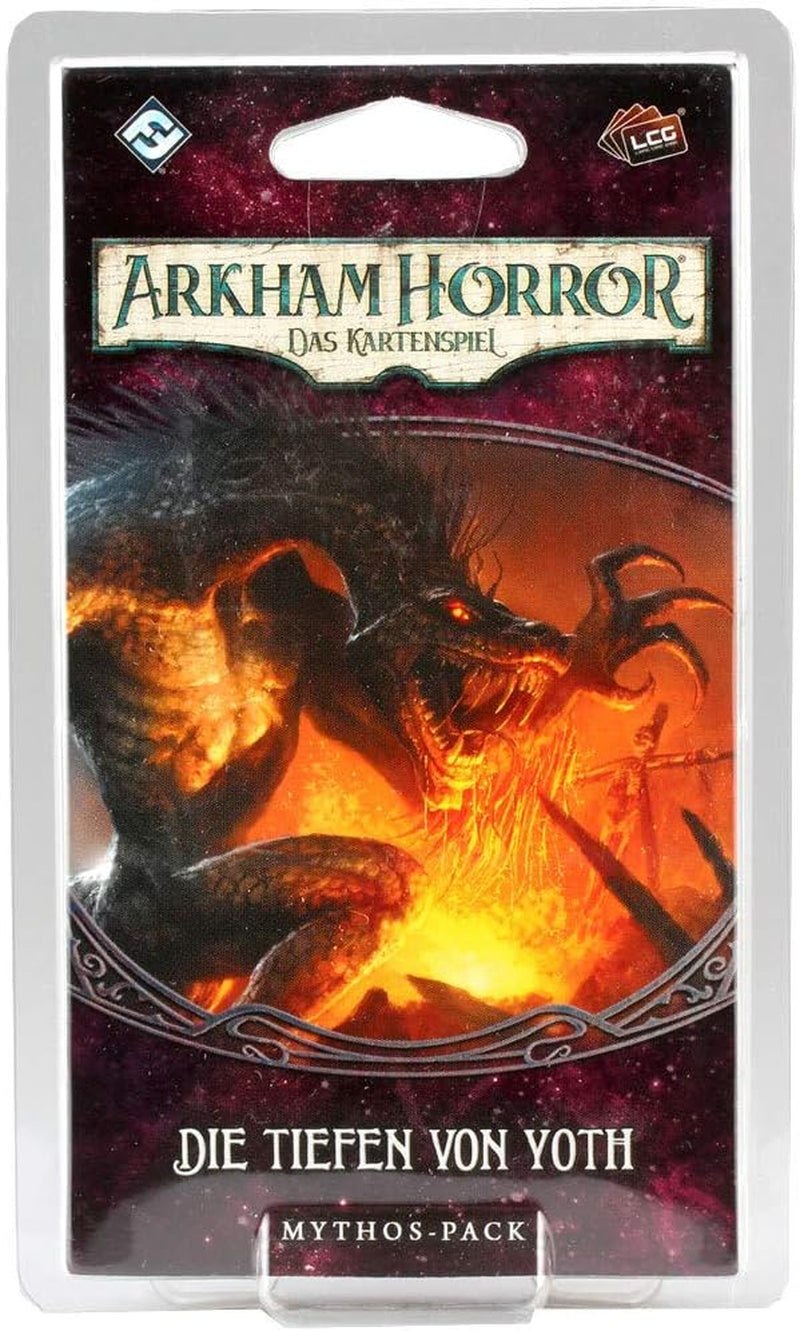 Fantasy Flight Games, Arkham Horror: LCG, Joc de bază, Joc pentru experți, Joc de cărți, 1-4 jucători, Vârste 14+, 45+ minute, Germană, Multicolor, Colorat