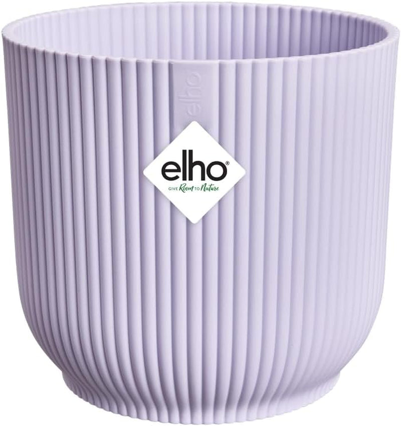 Elho Vibes Fold Rund 14 Pflanzentopf - Blumentopf Für Innen - 100% Recyceltes Plastik - Ø 14.1 X H 12.9 Cm - Grün/Sorbet Green