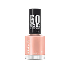 Oja Rimmel 60 Seconds Super Shine, uscare rapidă, culori vibrante, durabilă, 8 ml, 112 Almost Apricot