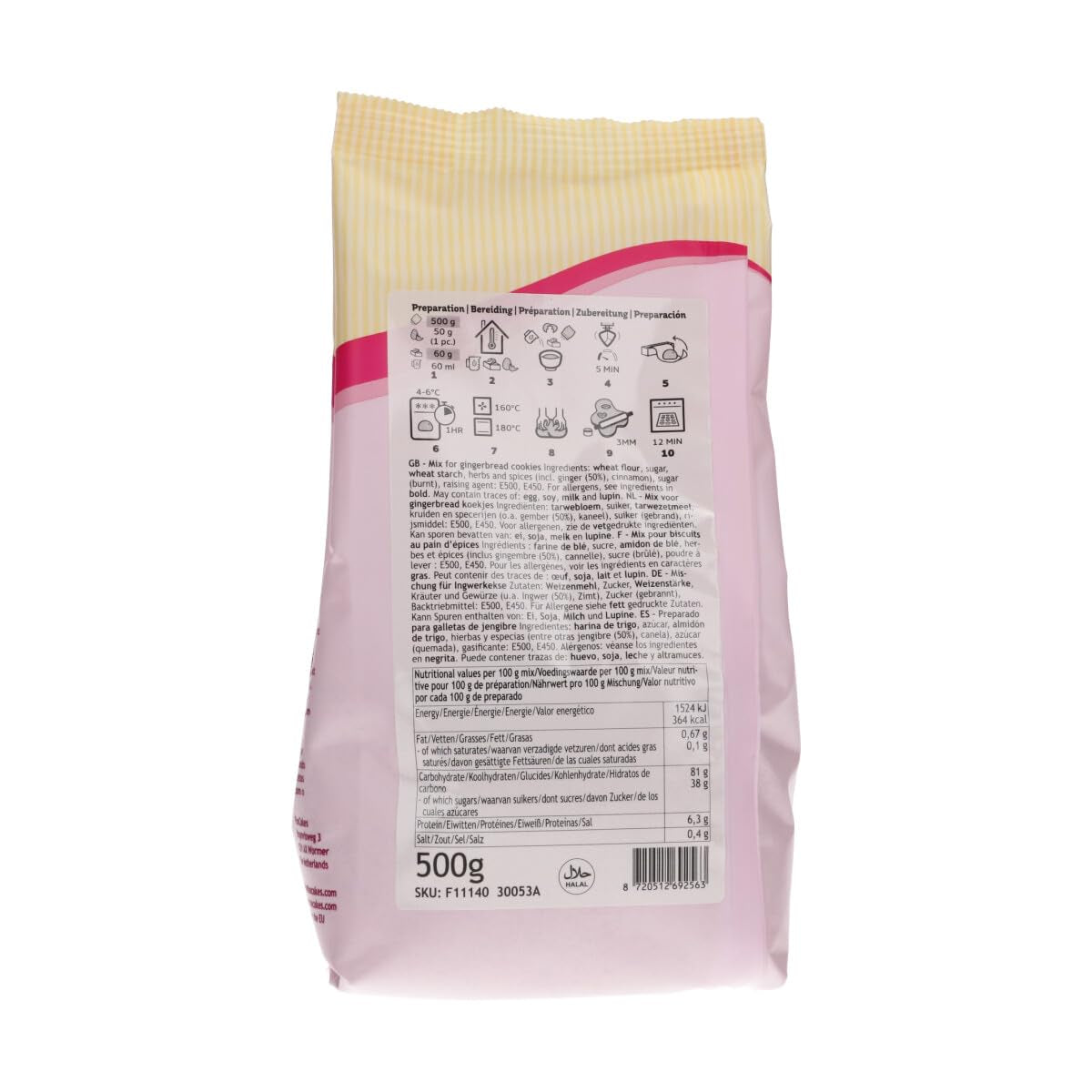 Funcakes Mix Für Lebkuchen 500 G Amestec pentru copt si gatit Naty Shop