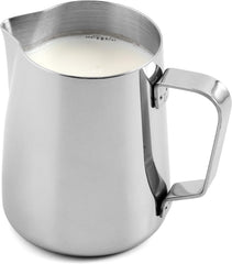 Cană de lapte, oțel inoxidabil, argintiu, 6 x 6 x 7 cm