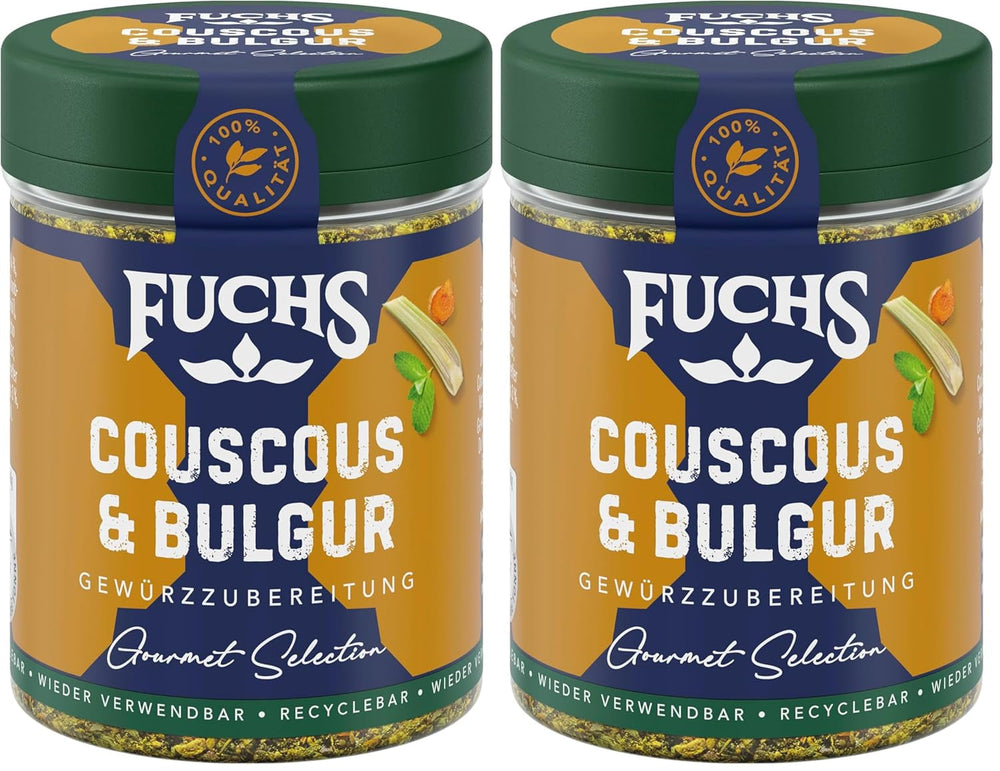 Fuchs Gewürze Gourmet Selection Naher Osten-Afrika – Dukkah Gewürzmischung, nachfüllbarer Gewürz Mix, zum Verfeinern von Fisch und Lamm, vegan, 50 g