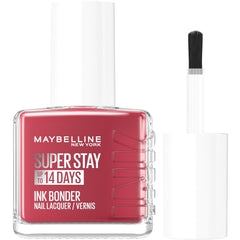 Oja Maybelline New York, culori intense și pigmentate, de lungă durată, întărește unghiile deteriorate, Superstay Ink Bonder, nuanța Really Rosy 202, 12 ml