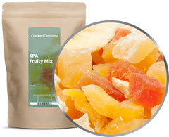 1 x 3 kg amestec de fructe exotice bucăți de fructe confiate papaya mango pepene ananas nucă de cocos măr banană cu conținut scăzut de grăsimi cu conținut scăzut de sare vegetarian fără gluten fără lactoză Produse deshidratate Magazinul meu 450 G (pachet de 2)