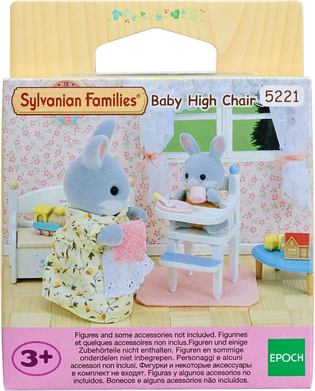 Sylvanian Families 5221 Babyhochstuhl - Puppenhaus Einrichtung Möbel, Mehrfarbig