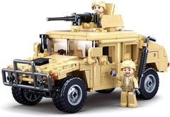 Gepanzertes Fahrzeug (265 Teile) [M38-B0837], Spielset , Klemmbausteine, Soldaten, mit Spielfigur, Army, Mehrfarbig, Sluban Klemmbausteine SL95707, Für Kinder ab 4 Jahren