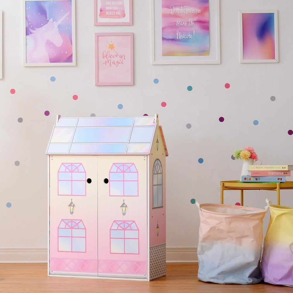 Olivias Little World Glasshouse Kids 12" Doll House & 10 Accesorii Pentru Păpuși 3.5" Multi Td-12518D Casute de papusi Naty Shop