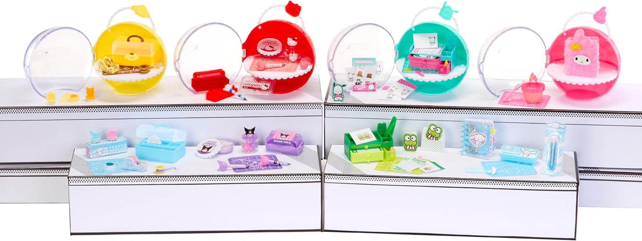 MGA's Miniverse Make It Mini Hello Kitty and Friends Serie 3 – Mini-Sammlerstücke, Sanrio, Retro-Schreibwaren-Nachbildungen, Basteln, DIY, für Sammler und Kinder ab 8 Jahren
