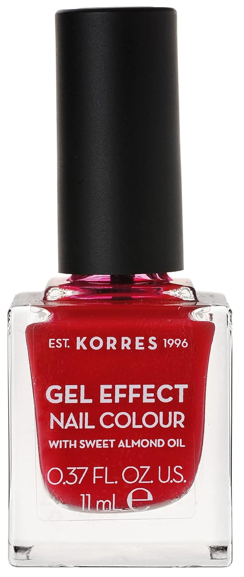 Vopsea de unghii Korres Sweet Almond - 53, roșu regal