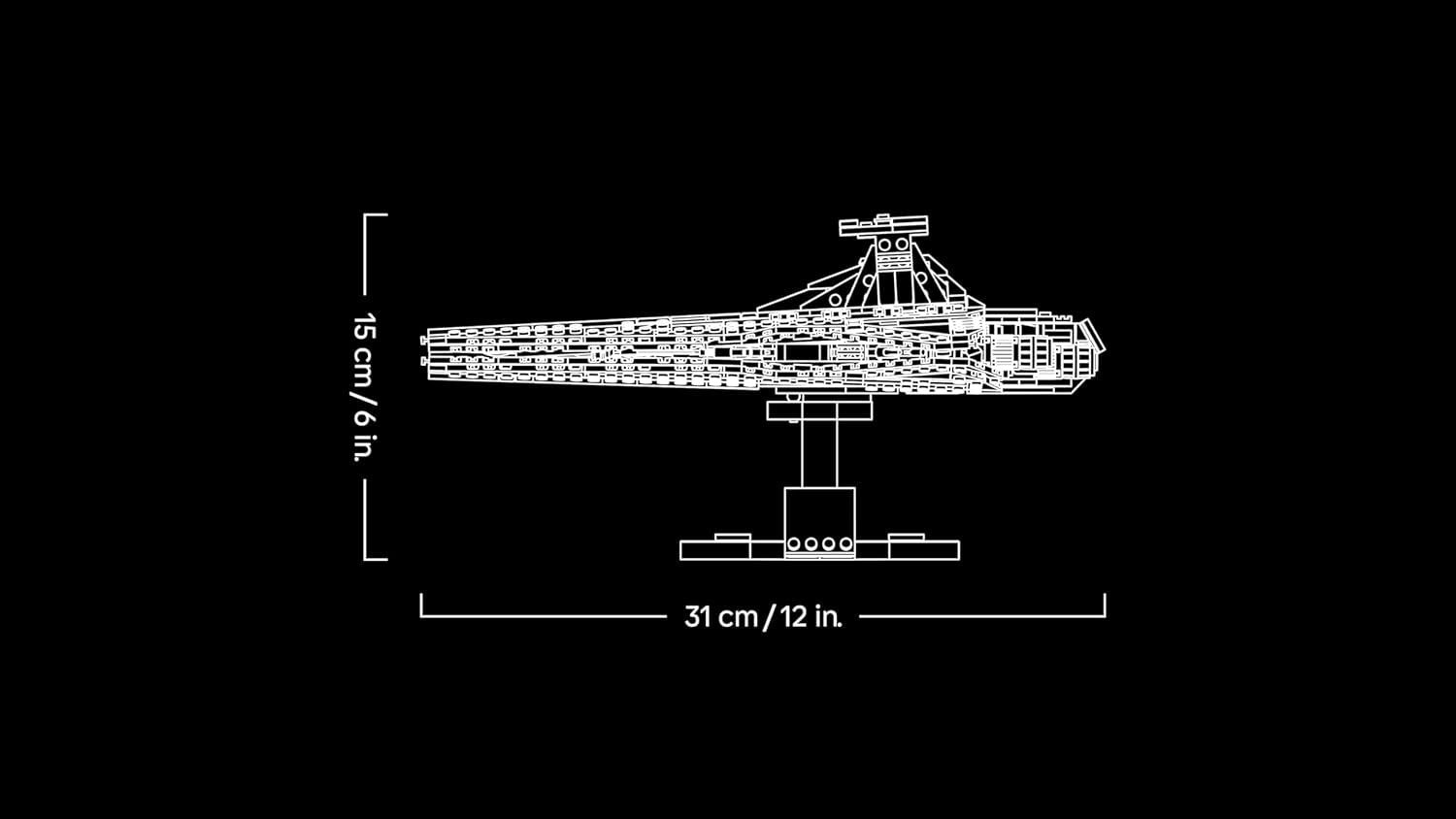 LEGO Star Wars 75441 Angriffskreuzer der Venator-Klasse - Modellbau-Set des republikanischen Kriegsschiffs für Erwachsene - Deko für Wohnzimmer & Regal - Geschenk für Fans von Die Rache der Sith