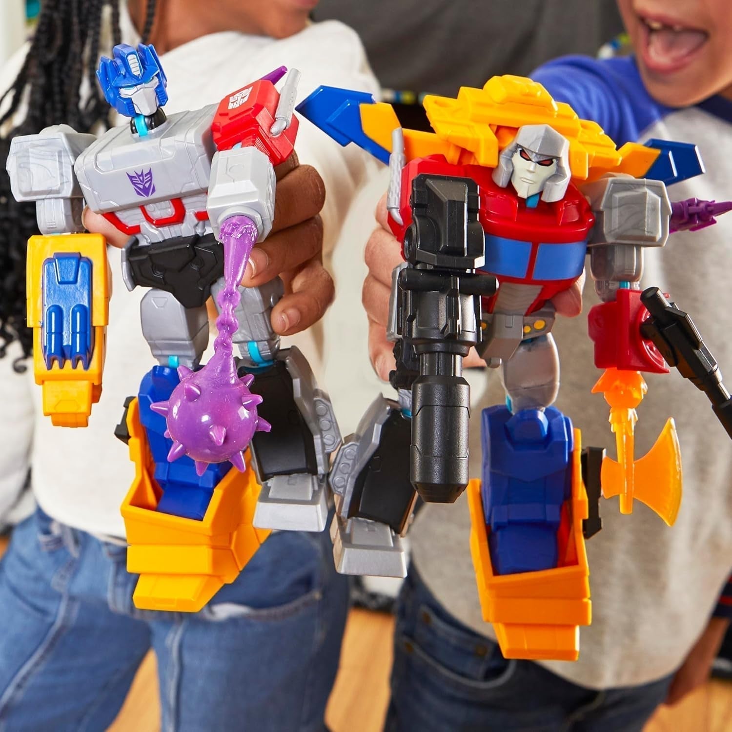 Transformers Mixmashers Optimus Prime Personalizabil Deluxe Action Figure & Accesorii Action figures Naty Shop