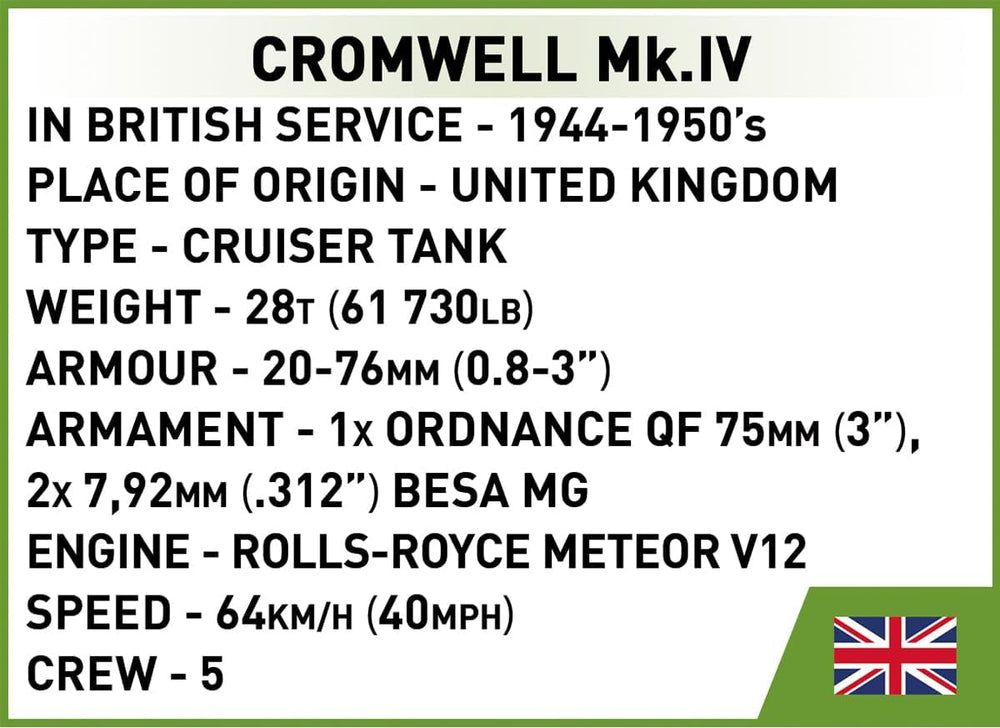 COBI Cromwell Mk.IV