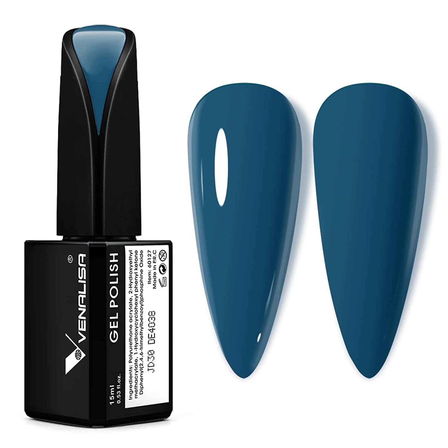 VENALISA Oja UV Coral Orange 15ml Oja Gel Pentru Lampa UV De Unghii Transparent Coral Orange Oja Gel Modele De Unghii Pentru Design De Unghii DIY