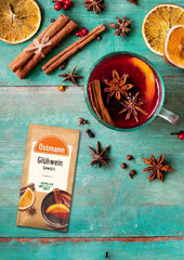 Ostmann Gewürze – Glühwein-Gewürz, Gewürzmischung für Glühwein, Punsch, Feuerzangenbowle & Kinderpunsch, ideal für die Winter- und Weihnachtszeit, vegan, 12 g (1er Pack)