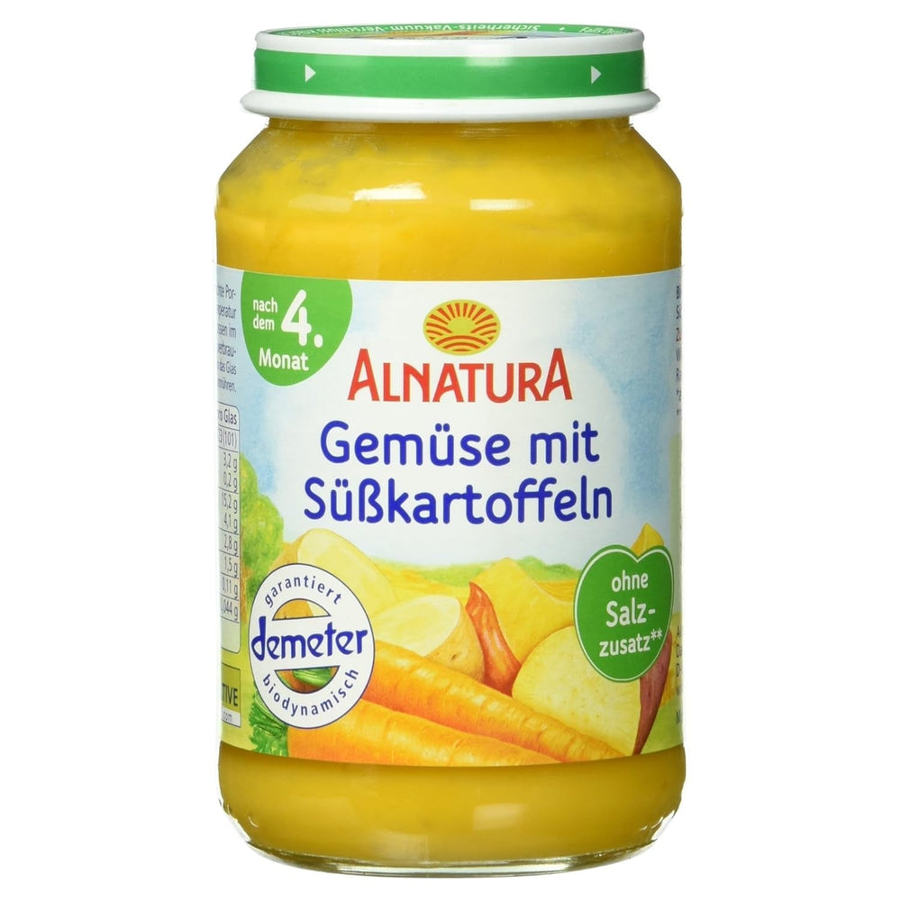 Legume bio cu cartofi dulci, după 4 luni, 190g