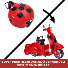 Bandai - Miraculous Ladybug - Scooter Miraculous Switch'n go + Gelenkpuppe Ladybug Lucky Charm 26 cm - P50668