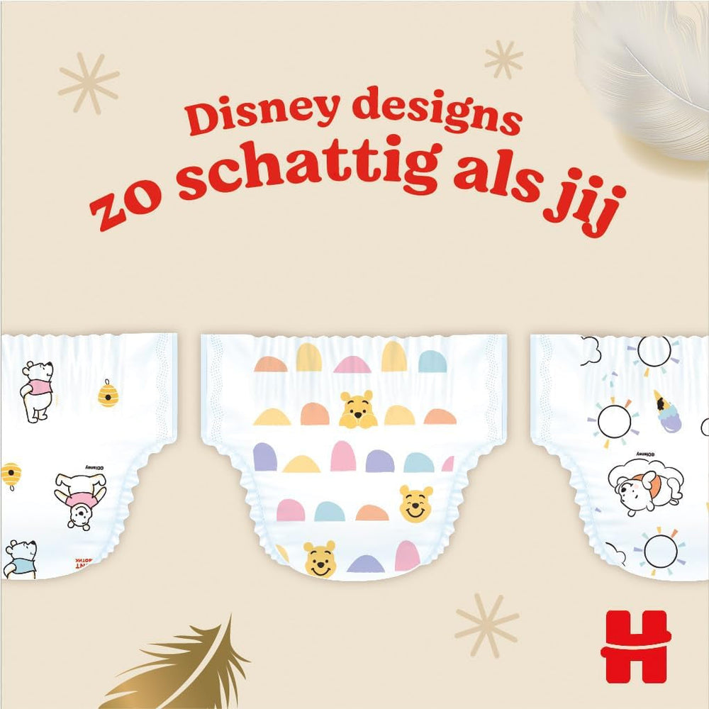 Scutece Huggies Extra Care pentru bebeluși cu Disney, mărimea 5 (12-22 kg), 2 pachete x 33 de scutece, 66 de scutece în total