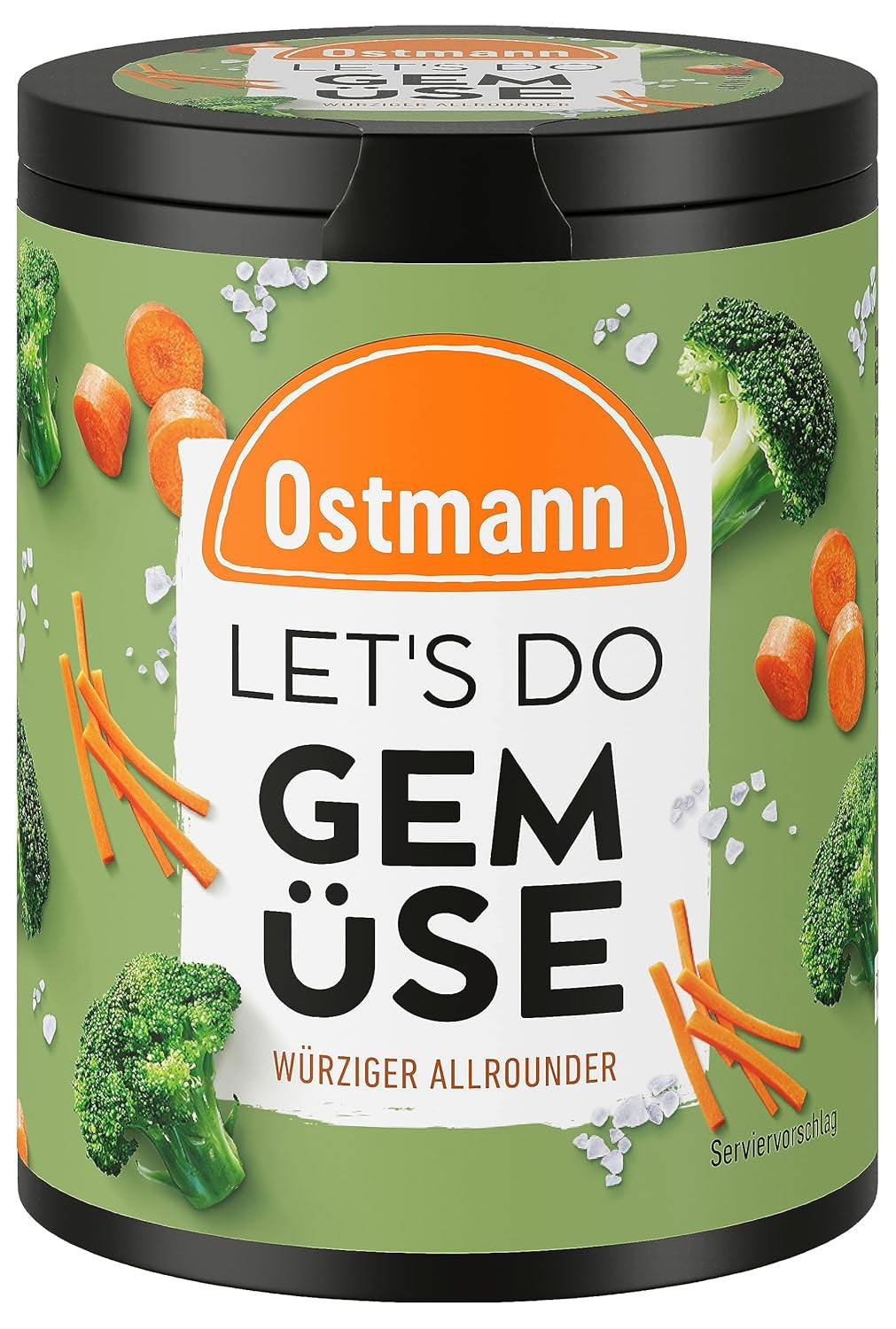 Ostmann Gewürze - Let's Do Fisch Allrounder | Gewürzsalz für Bratfisch, Flammlachs und Meeresfrüchte | Würziger Allrounder mit Senf, Zitrone und Dill | 85 g in recyclebarer Metalldose