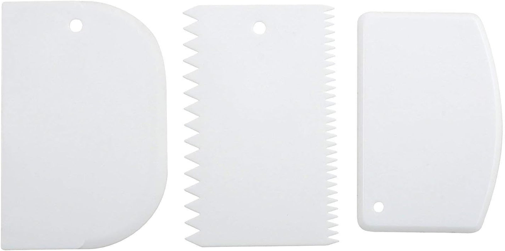 Spatulă pentru aluat Metaltex 252521080, 3 bucăți, din plastic