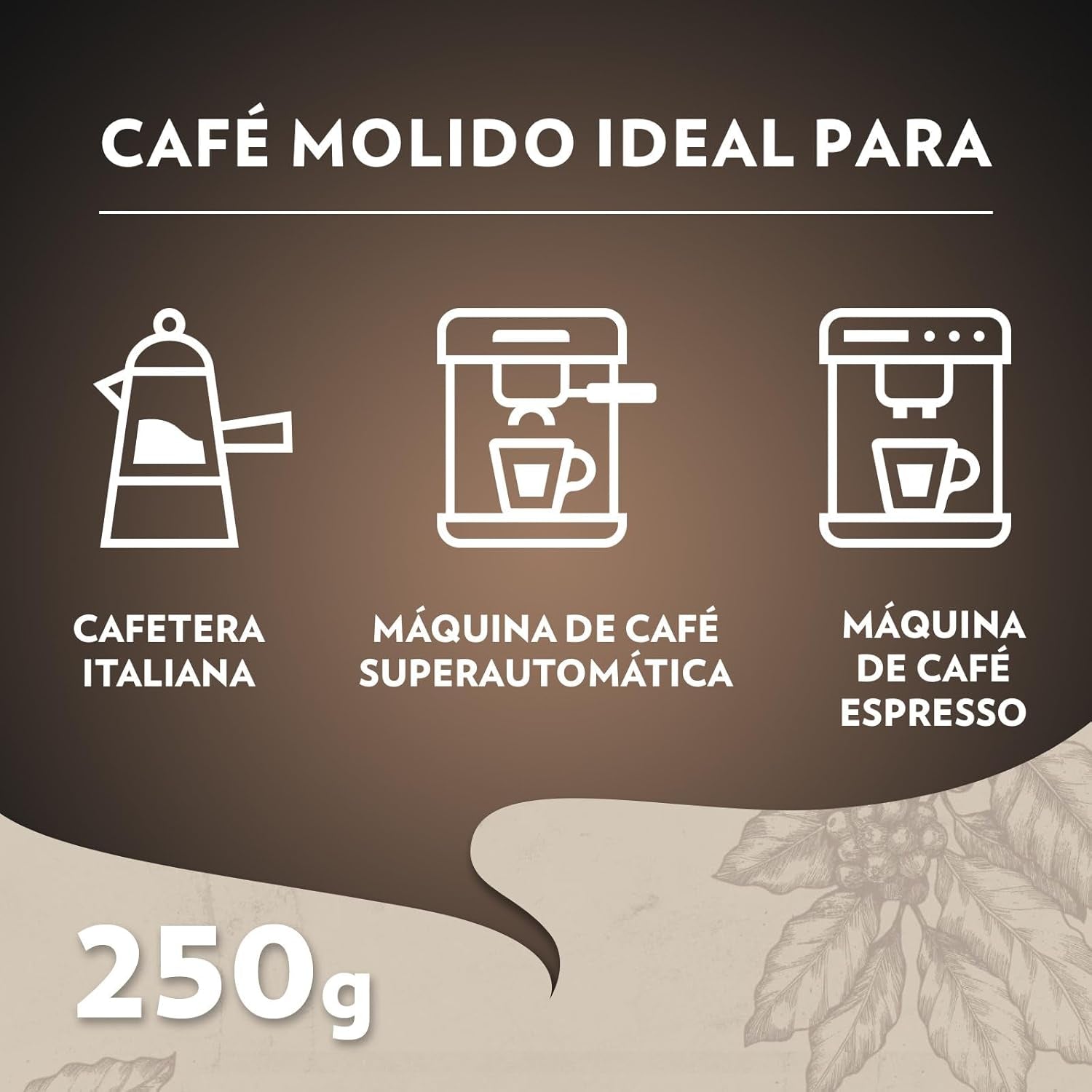 Lavazza Caffe Espresso 100% Arabica, 250 g Packung (Packung mit 2)