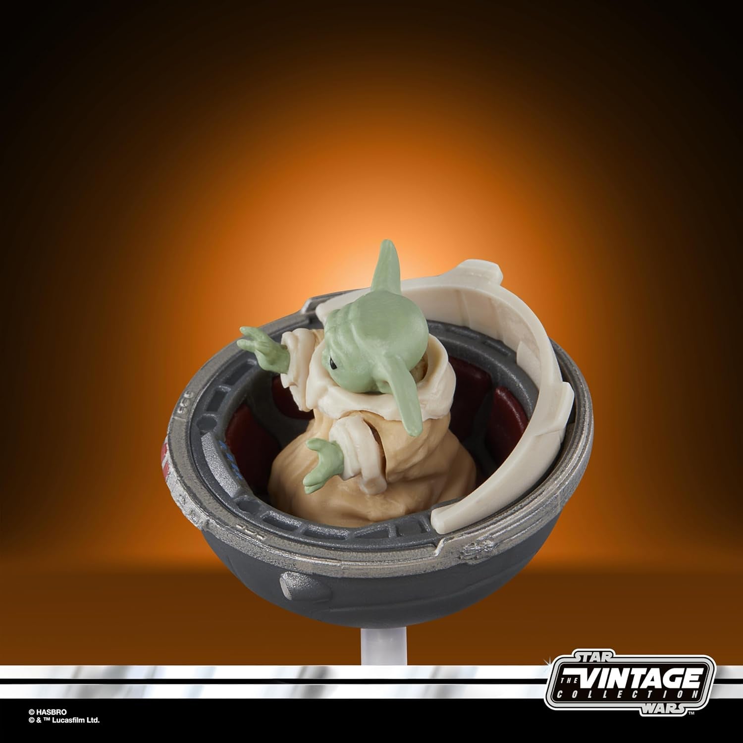 Star Wars Colecția Vintage Grogu, Figura de acțiune Mandalorian (Scară 9.5 Cm) Action figures Naty Shop