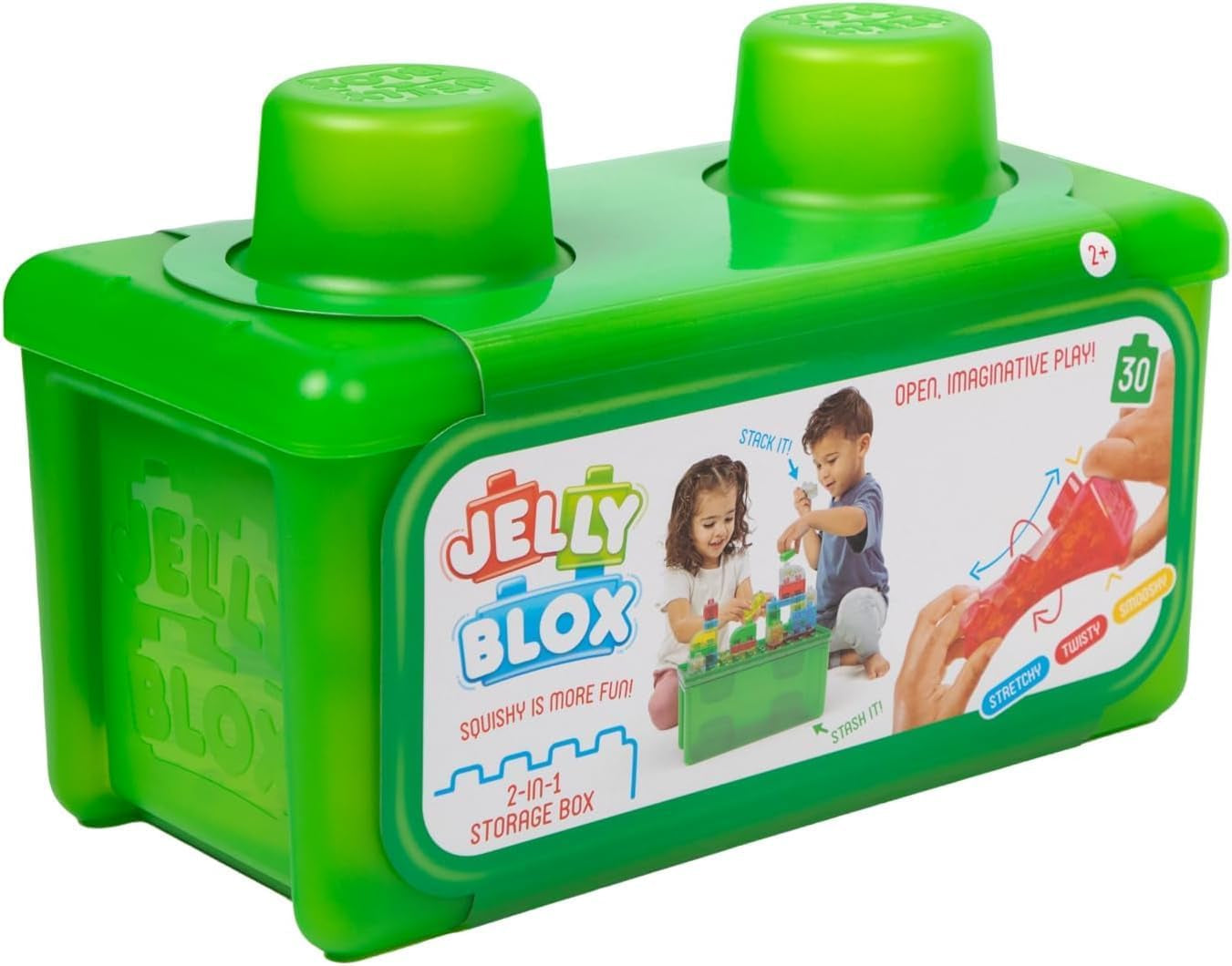 Jelly Blox - My Pets and Me Set, Mein Haustier und ich Set, 20 weiche Spielblöcke, Konstruktionsspielzeug für Kinder ab 2 Jahren, Dehnbare, weiche & Flexible Blöcke