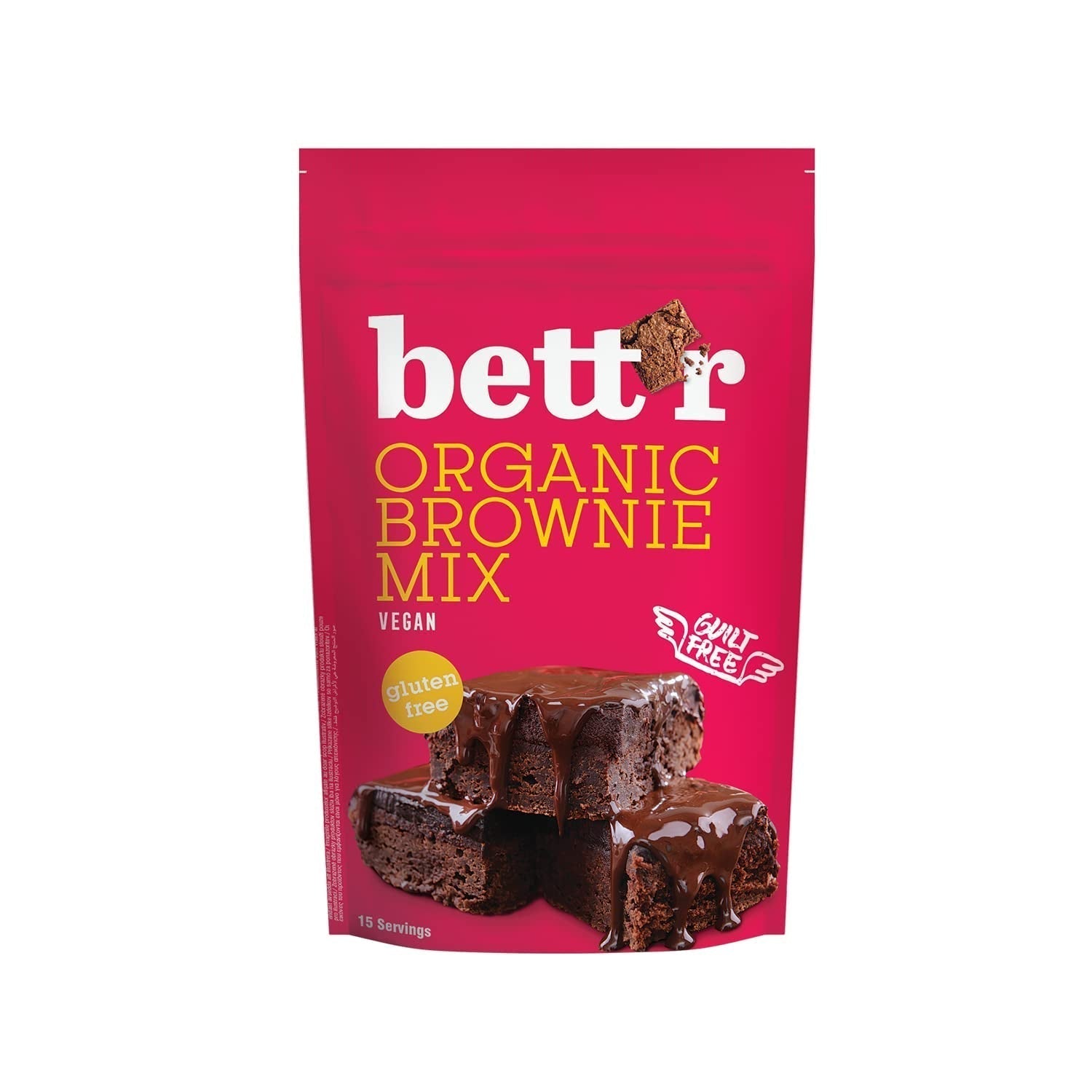 Bettr Organic Brownie Mix - Bio, Vegan Und Glutenfreie Brownies Mit Reichhaltigem Kakaogeschmack - 400 G - 15 Portionen Naty Shop Default Title