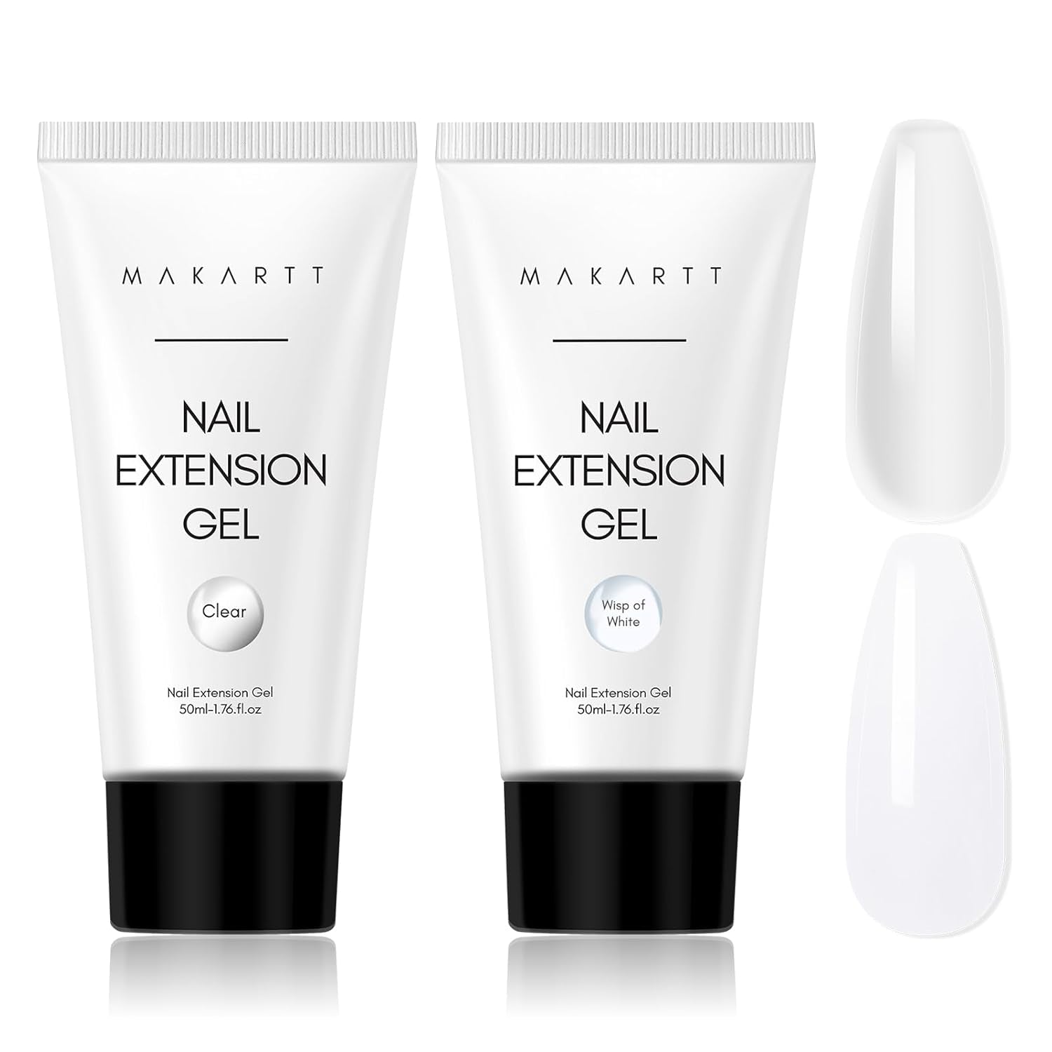 Gel pentru extensii de unghii Makartt Poly - Gel acrilic pentru extensii, gel pentru întărirea unghiilor, decorarea unghiilor, 50 ml (Violet)
