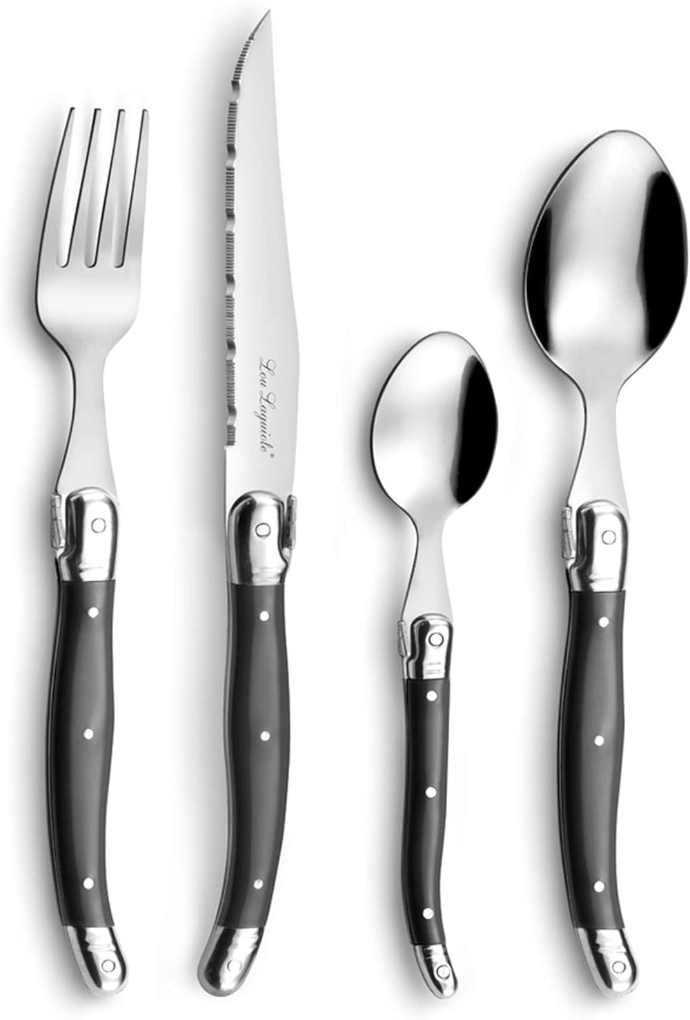 LOU LAGUIOLE TRADITION Set de tacâmuri pentru friptură 24 piese Bucatarie Naty Shop