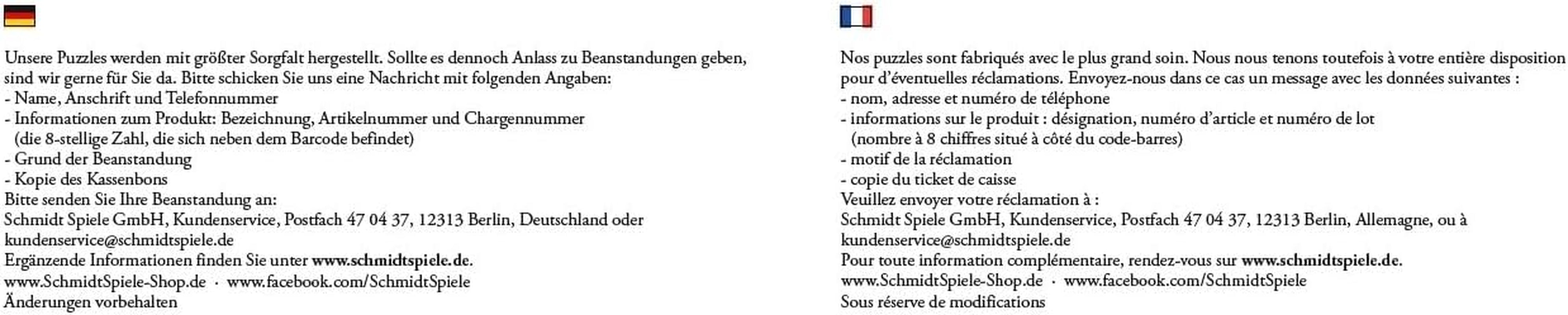 Schmidt Spiele 58288, Descoperă lumea, puzzle jigsaw 1000 piese Puzzle Naty Shop