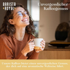 BARISTA ROYAL Espressobohnen 1kg "Amore E Basta Espresso" | Frische Kaffeebohnen direkt gehandelt | 70% Arabica, 30% Robusta Espresso ganze Bohnen | Ideal für Vollautomat und Siebträger