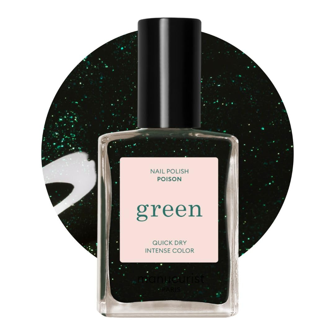 Manucurist Green - Oja Rosy Beige Shell Beige - Oja cu Uscare Rapidă - DIY Nails - Vegană 12-Free - Pe Bază de Plante - Oja - Fabricată în Franța
