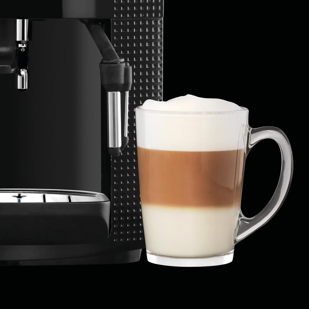 Espressor Krups Roma EA81M8 1,7 l, 3 setări de temperatură, 3 texturi de cafea măcinată, Negru