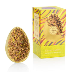 Venchi - Ou de ciocolată, aromă de fistic, cu fistic întreg, cu surpriză, fără gluten, 500g, colecție de Paște, idee de cadou