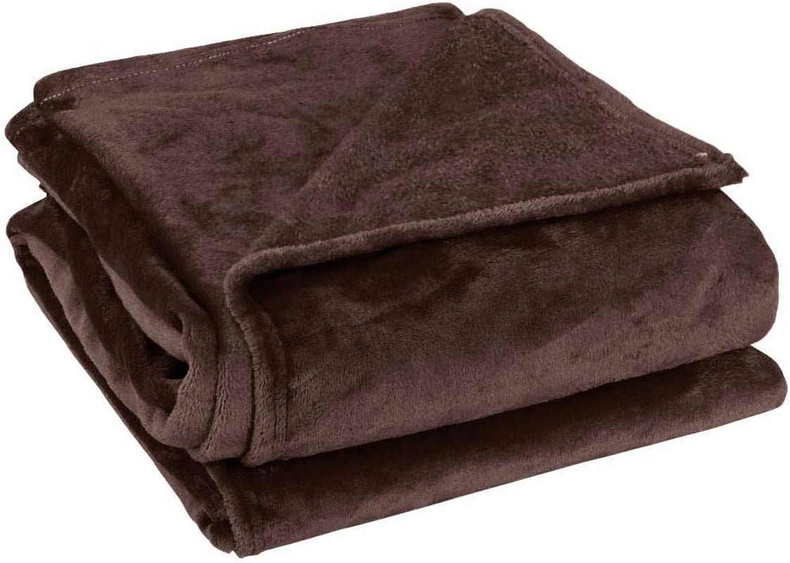 Sourcing Map Cosy pătură cuvertură cuvertură de pat Soft & cald fleece pătură ca canapea pătură Canapea pătură Living și cuddly pătură Pătură de lână din pluș moale catifelat Orange 150X200Cm Paturi si Cuverturi Besuche den uxcell-Store Maro închis 200X230Cm