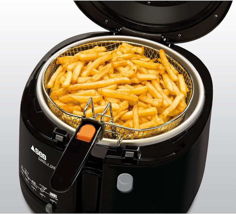 Tefal Simply One Friteuză electrică, capacitate XL pentru cartofi prăjiți de până la 1,2 kg, sistem exclusiv de răcire a pereților Electrocasnice Naty Shop