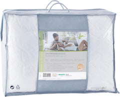 Badenia Trendline Eco plapumă caldă cu 90% puf și 10% pene clasa I, 135 X 200 cm, alb, certificat Öko-Tex, produs în conformitate cu standardul de calitate german Plapumi si pilote Naty Shop