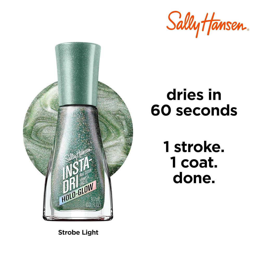 Oja Insta-Dri Holo-Glow All That Shimmers, ușor de utilizat, de lungă durată, culori frumoase, ușor de aplicat pe unghii, nu se ciobește, 19 ml